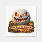 a scarry halloween napkin servet (Voorkant)