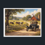 A scene from American life. Briefkaart<br><div class="desc">Retro postcard. A scene from American life in the first quarter of the 20th century.</div>