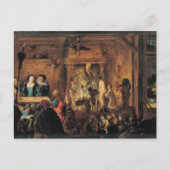 A Scene of Sorcery, 1633 Briefkaart (Voorkant)