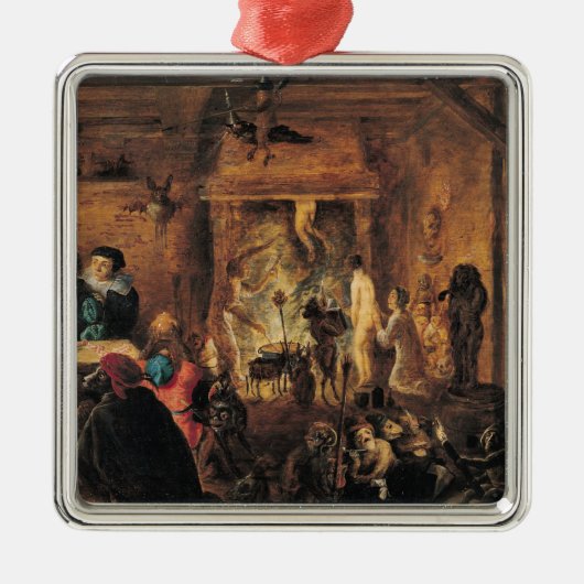 A Scene of Sorcery, 1633 Metalen Ornament (Voorkant)