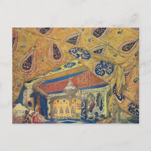 A Scheherazade Salon Briefkaart (Voorkant)