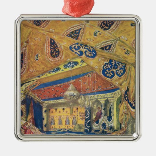 A Scheherazade Salon Metalen Ornament (Voorkant)