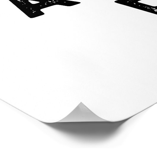 A-schreeuw-lic verf Funny Acrylverf Pun Poster (Hoek)