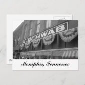 A. Schwab store Memphis Tennessee Briefkaart (Voorkant / Achterkant)