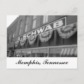 A. Schwab store Memphis Tennessee Briefkaart