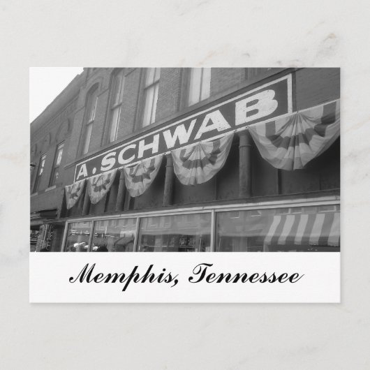 A. Schwab store Memphis Tennessee Briefkaart (Voorkant)