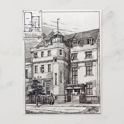 A Sculptors Studio, 1892 Briefkaart (Voorkant)