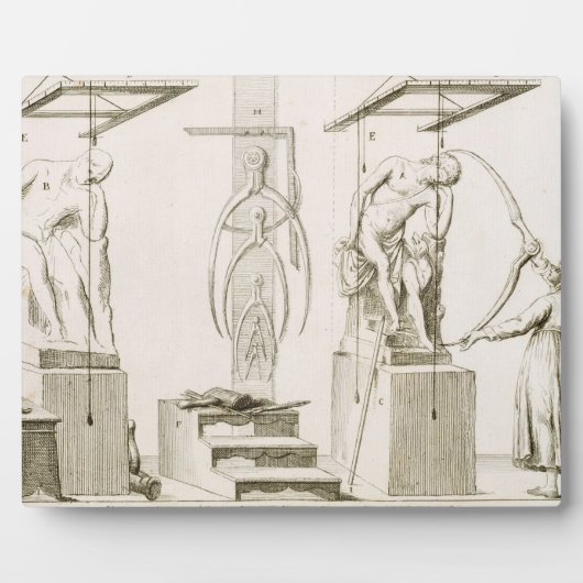 A Sculptor's Studio, c.1800 (gravure) Fotoplaat (Voorkant)