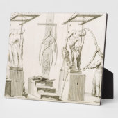 A Sculptor's Studio, c.1800 (gravure) Fotoplaat (Zijkant)