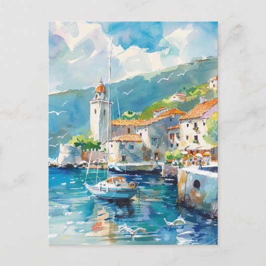 A Sea Port Briefkaart (Voorkant)