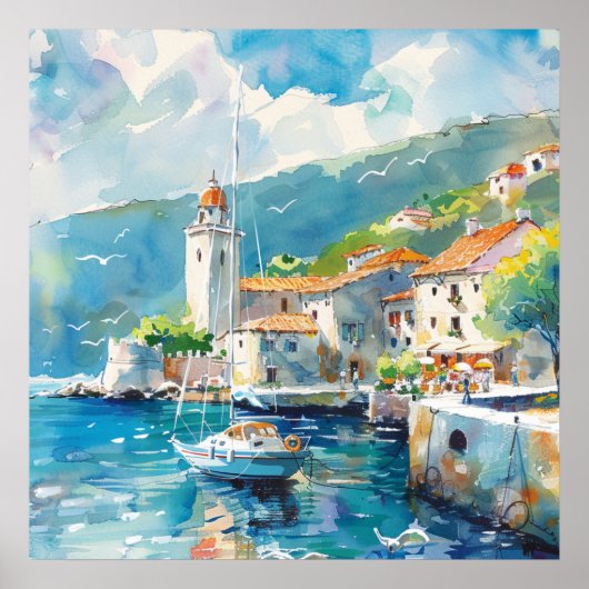 A Sea Port Poster (Voorkant)