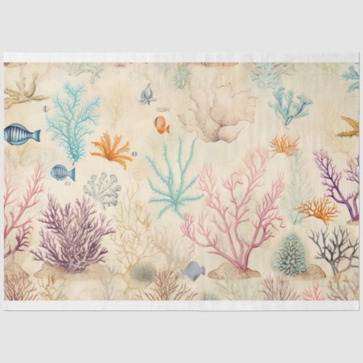 A Sea Series Design 6 Tissuepapier (Voorkant)