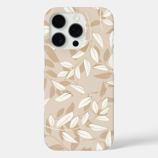 A seamless pattern featuring stylized leaves Case-Mate iPhone case (Achterkant)