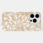 A seamless pattern featuring stylized leaves Case-Mate iPhone case (Achterkant (horizontaal))