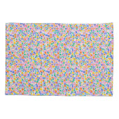  A seamless pattern of colorful small flowers  Kussensloop (Achterkant)