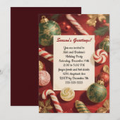 A Season of Treats Christmas Party Kaart (Voorkant / Achterkant)