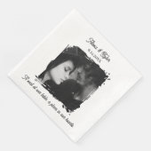 A Seat at our Table | Photo Template Wedding Servet (Hoek)