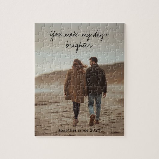 A Secret Message of Love – Personalized Valentine Legpuzzel (Verticaal)