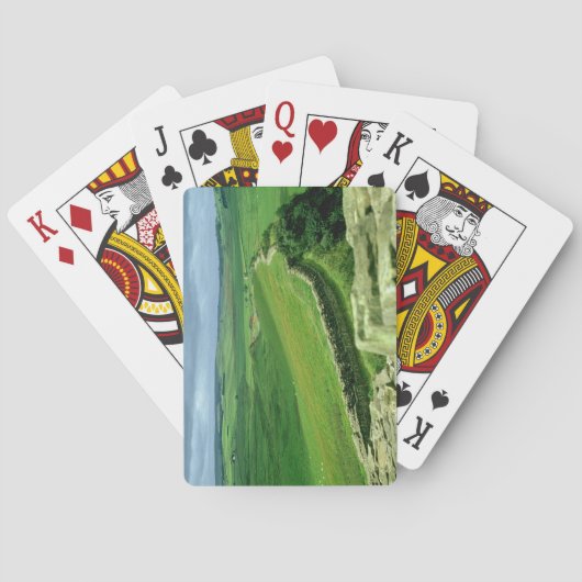 A section of Hadrian's Wall, 2nd century AD (stone Speelkaarten (Achterkant)