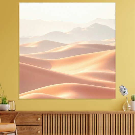 A Serene and Stunning Desert Landscape Featuring R Canvas Afdruk (Insitu (Woonkamer))