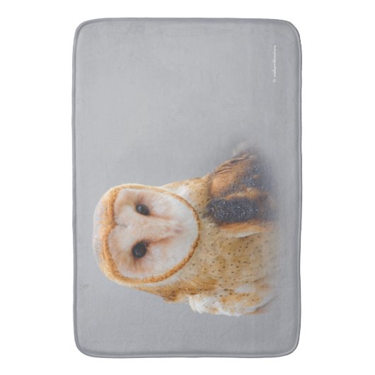 A Serene Barn Owl Badmat (Voorkant Verticaal)