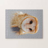 A Serene Barn Owl Legpuzzel (Horizontaal)