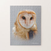 A Serene Barn Owl Legpuzzel (Verticaal)