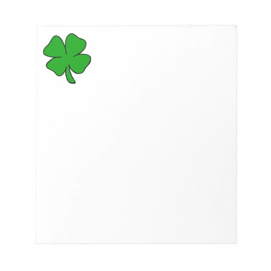 A Shamrock Notitieblok (Voorkant)