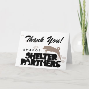 A-SHELTER Partners Logo DANK U Bedankkaart