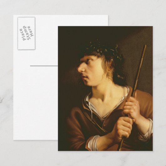 A Shepherd, 1635 Briefkaart (Voorkant / Achterkant)