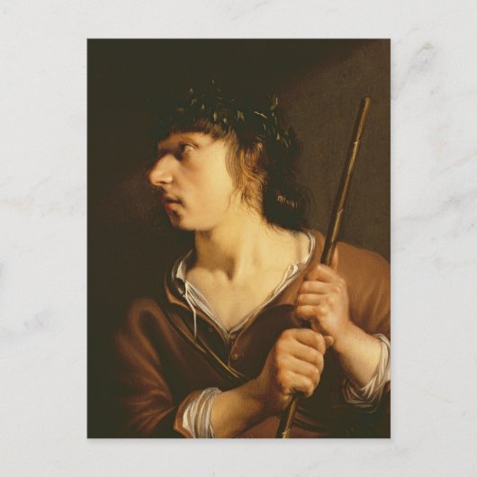 A Shepherd, 1635 Briefkaart (Voorkant)