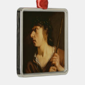 A Shepherd, 1635 Metalen Ornament (Rechts)
