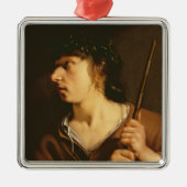 A Shepherd, 1635 Metalen Ornament (Voorkant)