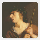 A Shepherd, 1635 Vierkante Sticker (Voorkant)