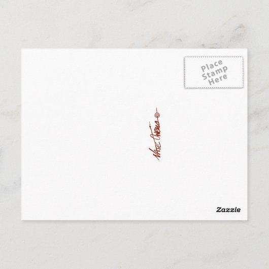 A Shepherd's gebed Briefkaart (Achterkant)