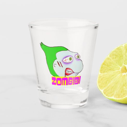A Shot Zombibi-glas Glas (Voorkant)
