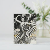 A Showgirl Dances in Lightening Briefkaart (Staand voorkant)