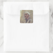 A Siberian Tartar Vierkante Sticker (Tas)