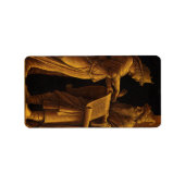 A Sibyl and a Prophet, 1495 by Andrea Mantegna Etiket (Voorkant)