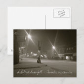 A Silent Snowfall - Tomah, Wisconsin Briefkaart (Voorkant / Achterkant)