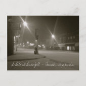 A Silent Snowfall - Tomah, Wisconsin Briefkaart (Voorkant)