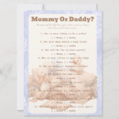 A Silly Goose Blue Guess Who Game card Kaart (Voorkant)