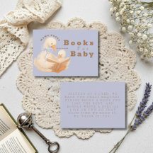 A Silly Goose Boeken voor Baby Blue Baby Shower