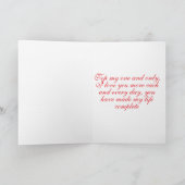 A simple but pretty valentine's Day Card Kaart (Binnen)