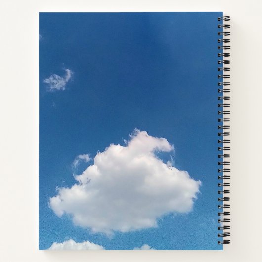 A simple cloud notitieboek (Achterkant)