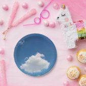 A simple cloud papieren bordje (Feest)