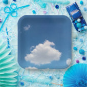 A simple cloud papieren bordje (Feest)