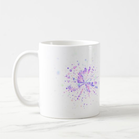  A Simple Elegant Floral Vine Pattern Koffiemok (Links)