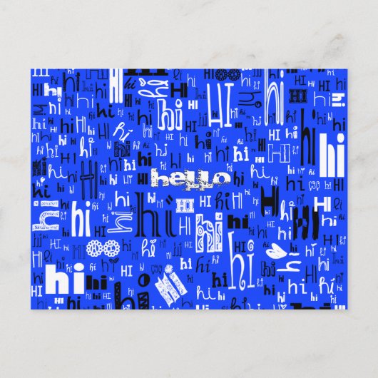 A Simple Hello Part Deux Postcards - Royal Briefkaart (Voorkant)