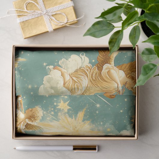 A Singing Angel Choir Series Design #11 Tissuepapier (Geschenk)